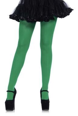 Leg Avenue Women's Opaque Plus Size Tights Kelly Green Size Plus